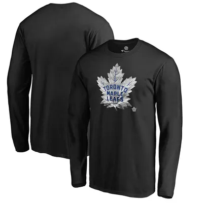 Men's Fanatics Branded Black Toronto Blue Jays Personalized Midnight Mascot Long Sleeve T-Shirt Size: Medium