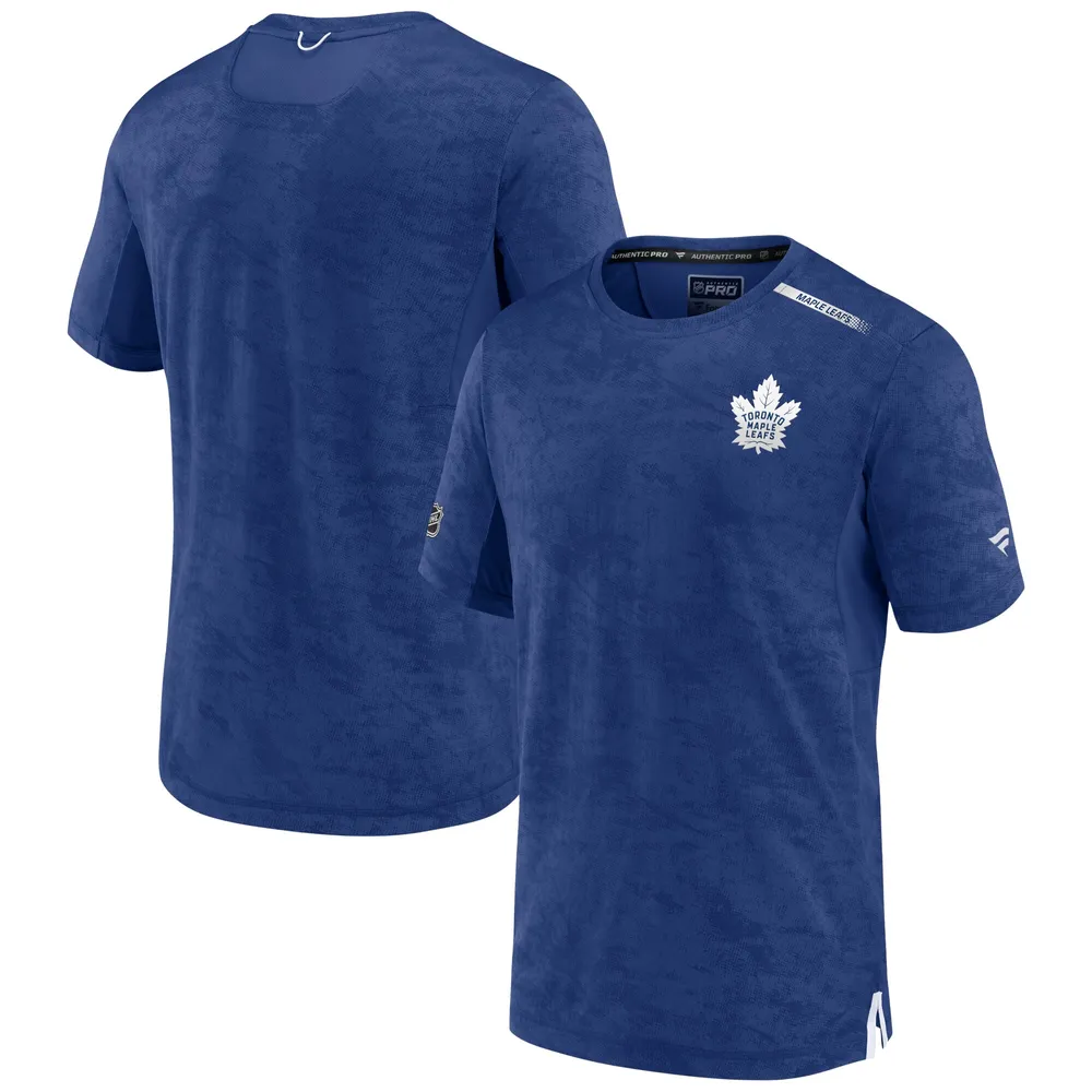 Lids Toronto Maple Leafs Fanatics Branded Rink Premium Camo T-Shirt - Blue | Center