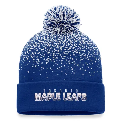 Buffalo Football Beanie Men's Cuffed Knit Hat with Pom White/Blue 