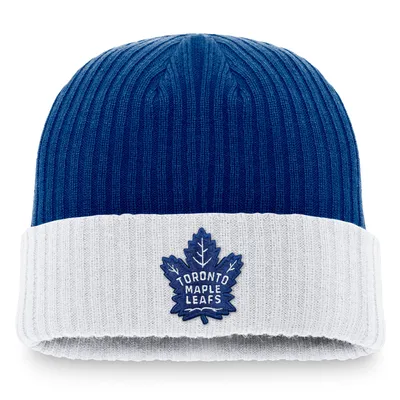 Toronto Maple Leafs Fanatics Branded Core Primary Logo Cuffed Knit Hat - Royal