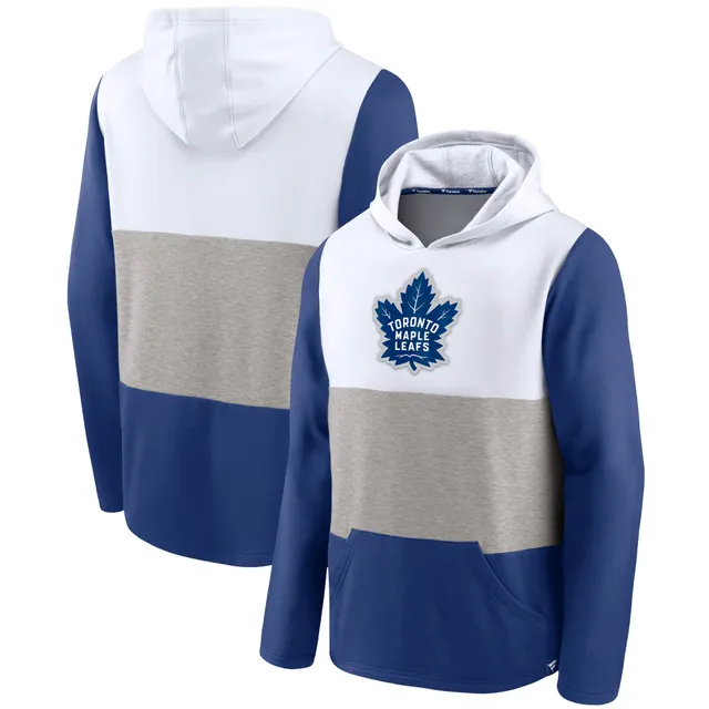 Men's Antigua Blue Toronto Maple Leafs Victory Pullover Sweatshirt Size: Small