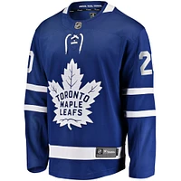 Fanatics pour hommes Joel Edmundson bleu Toronto Maple Leafs Home Premier Breakaway Player Maillot