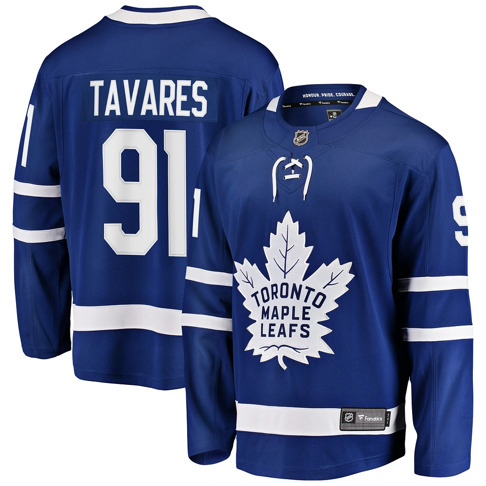 Men's Fanatics John Tavares Blue Toronto Maple Leafs Home Premier Breakaway Player Jersey