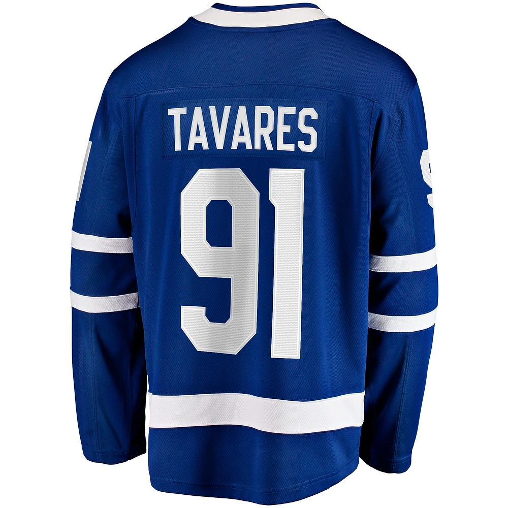 Men's Fanatics John Tavares Blue Toronto Maple Leafs Home Premier Breakaway Player Jersey