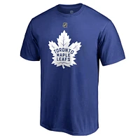 Men's Fanatics John Tavares Royal Toronto Maple Leafs Authentic Stack Name & Number T-Shirt