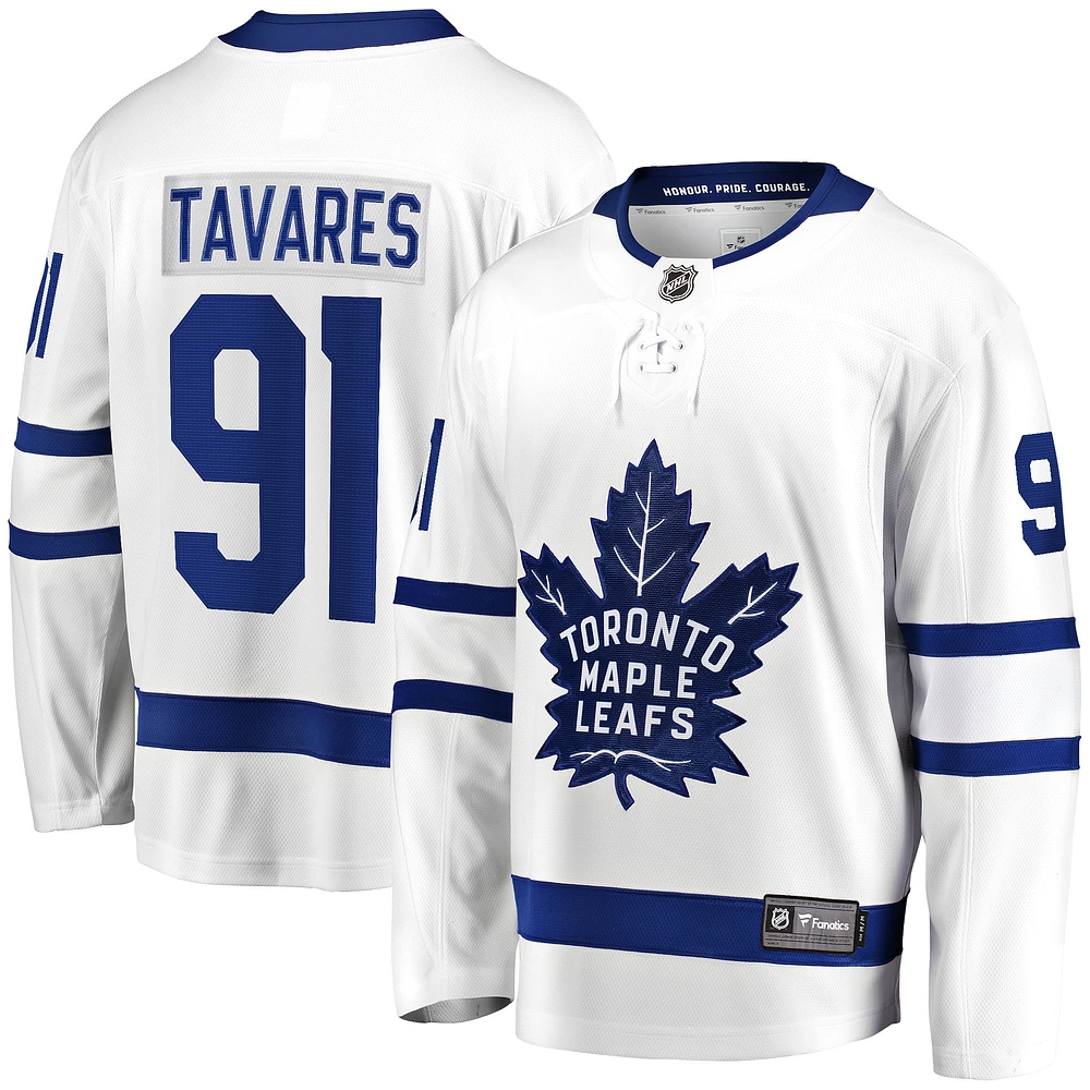 Men's Fanatics John Tavares White Toronto Maple Leafs Away Premier Breakaway Player - Jersey