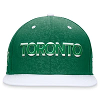 Men's Fanatics Kelly Green/White Toronto Maple Leafs St. Patricks Alternate Authentic Pro Snapback Hat