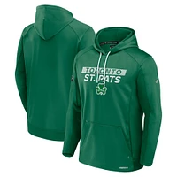 Men's Fanatics  Kelly Green Toronto Maple Leafs Authentic Pro Alternate Fleece Pullover Hoodie