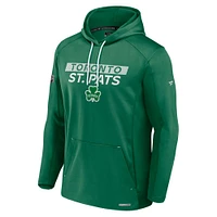 Men's Fanatics  Kelly Green Toronto Maple Leafs Authentic Pro Alternate Fleece Pullover Hoodie