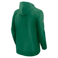 Men's Fanatics  Kelly Green Toronto Maple Leafs Authentic Pro Alternate Fleece Pullover Hoodie