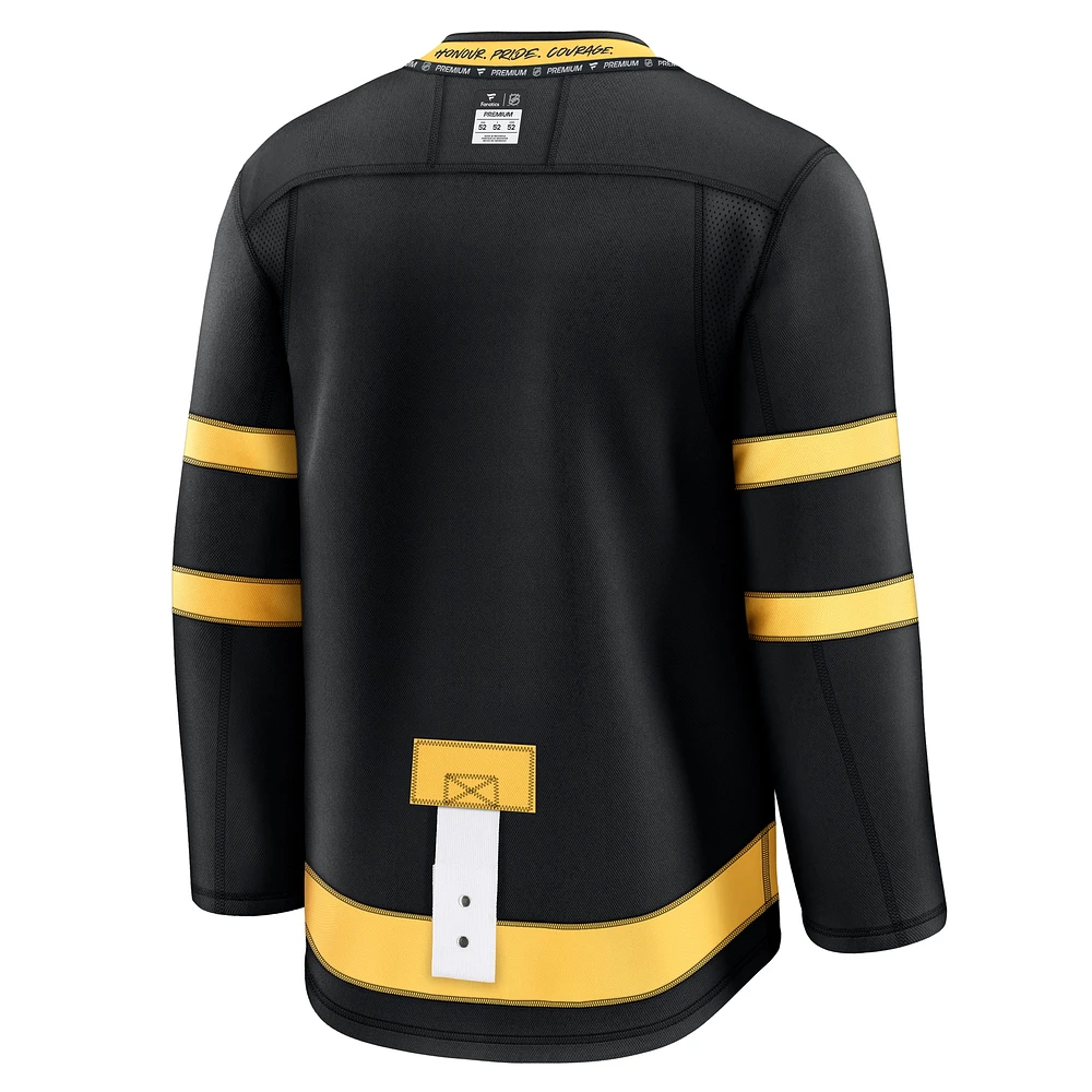 Maillot de joueur alternatif premium noir Mitch Marner des Maple Leafs Toronto pour hommes Fanatics