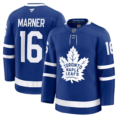 Maillot de joueur à domicile bleu Mitch Marner Fanatics pour homme des Maple Leafs Toronto