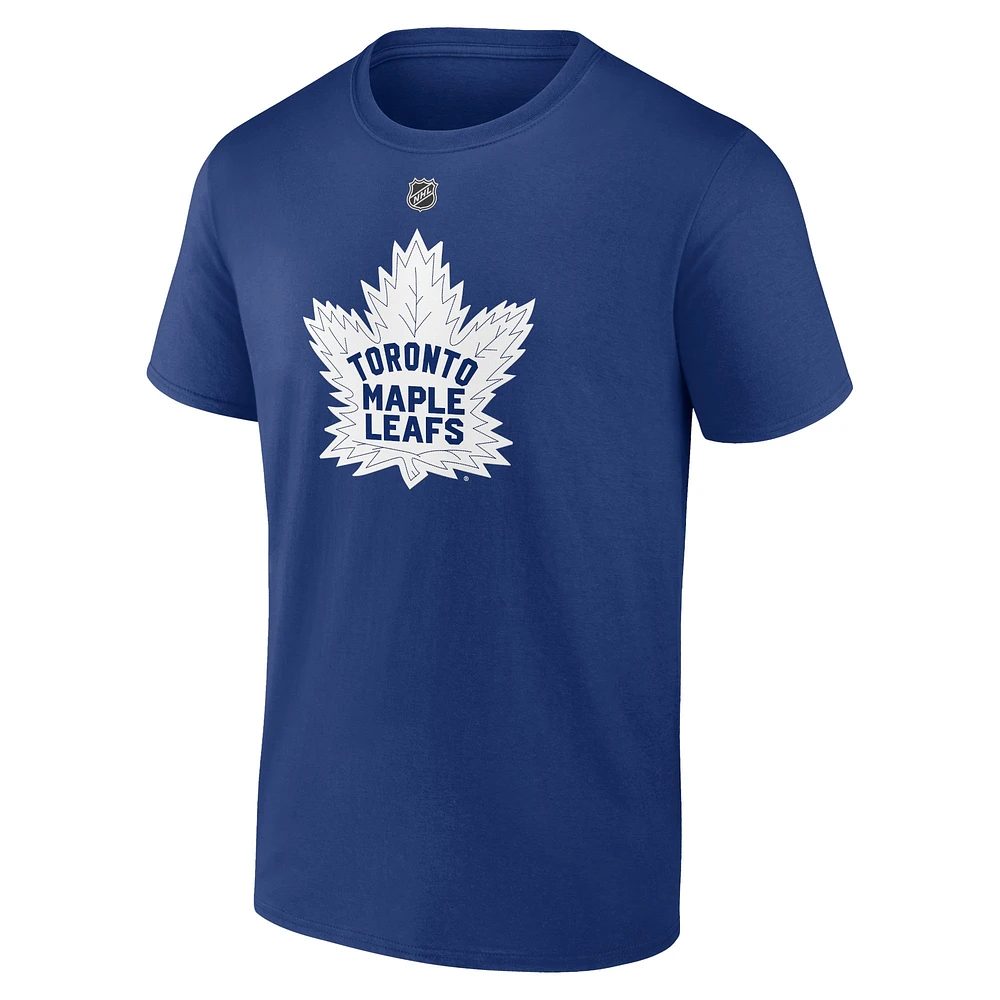 Fanatics pour hommes Mitch Marner bleu Toronto Maple Leafs Special Edition 2.0 - T-shirt avec nom et numéro