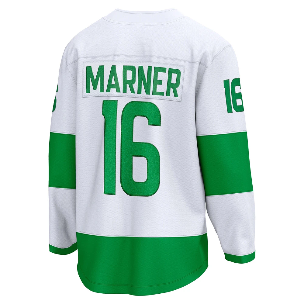 Fanatics pour hommes Mitch Marner blanc Toronto Maple Leafs St. Patricks Maillot de joueur suppléant Premier Breakaway