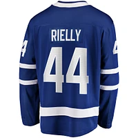 Maillot de joueur échappé à domicile des Maple Leafs Toronto Fanatics Morgan Rielly bleu pour hommes