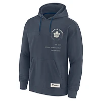 Sweat à capuche Fanatics bleu marine pour homme, Toronto Maple Leafs, Future Ground Info