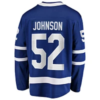 Men's Fanatics Reese Johnson Blue Toronto Maple Leafs Home Breakaway Jersey