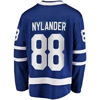 Maillot de joueur échappé à domicile des Maple Leafs Toronto Fanatics William Nylander bleu pour hommes