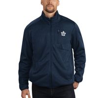 Men's G-III Sports by Carl Banks Navy Toronto Maple Leafs Closer Transitional Full-Zip Jacket