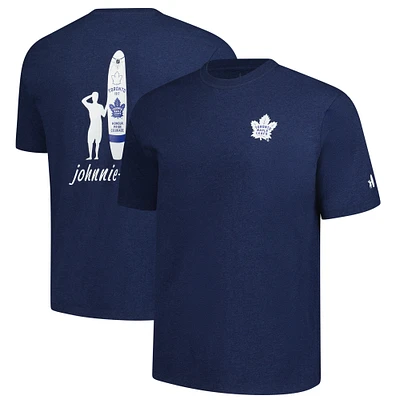 T-shirt Spencer chiné bleu marine pour homme des Maple Leafs de Toronto Johnnie-O