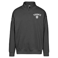Men's Levelwear  Black Toronto Maple Leafs Murray City Capsule Quarter-Zip Sweatshirt