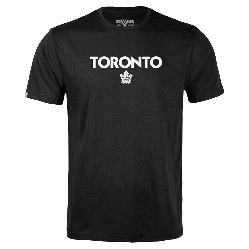T-shirt Richmond City Capsule noir pour homme des Maple Leafs de Toronto Levelwear