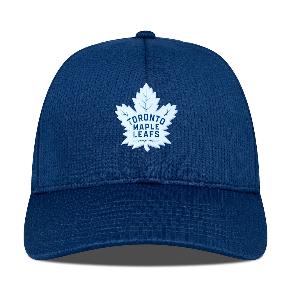 Casquette ajustable structurée Zephyr Insignia Core bleue pour homme des Maple Leafs de Toronto Levelwear