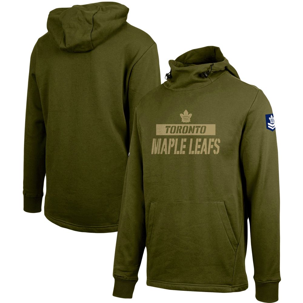 Men's Levelwear Green Toronto Maple Leafs Delta Shift - Pullover Hoodie