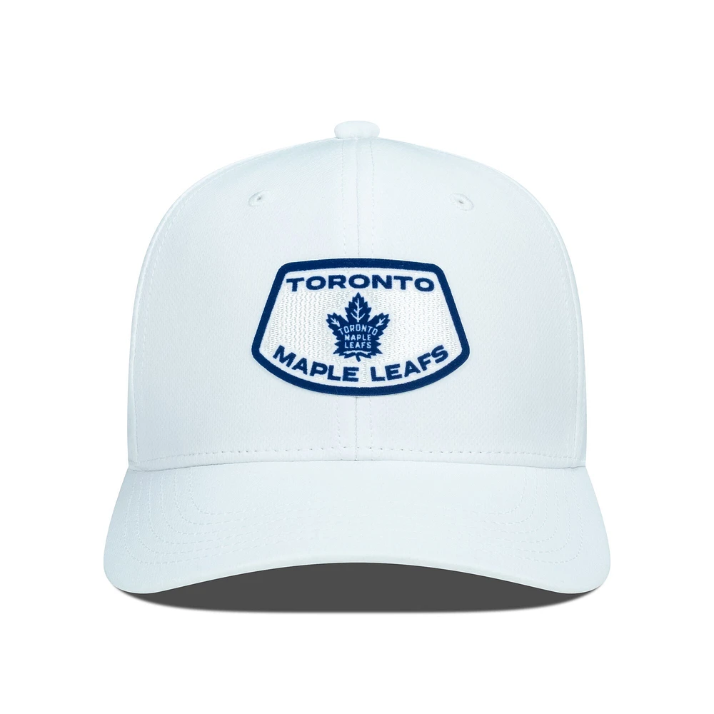 Casquette Rise Skylight Flex blanche pour homme des Maple Leafs de Toronto Levelwear