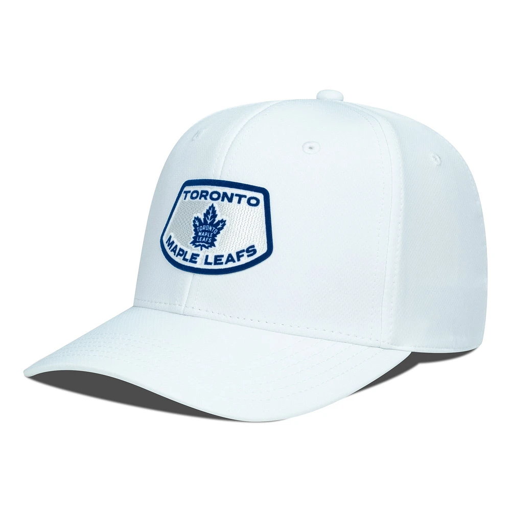 Casquette Rise Skylight Flex blanche pour homme des Maple Leafs de Toronto Levelwear