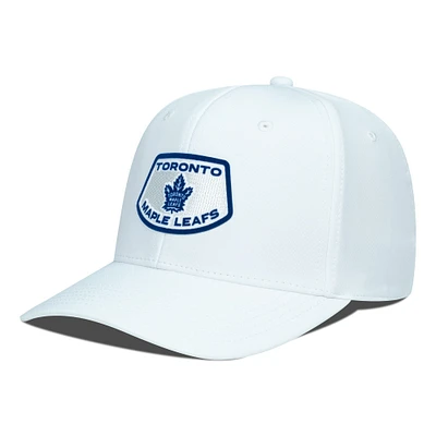 Casquette Rise Skylight Flex blanche pour homme des Maple Leafs de Toronto Levelwear