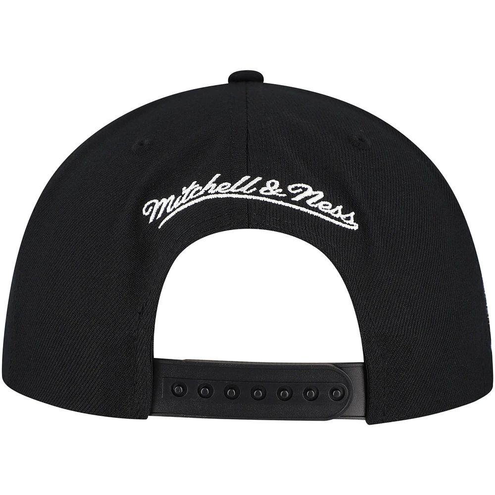 Casquette Snapback noire Mitchell & Ness des Maple Leafs de Toronto pour hommes