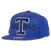 Casquette pour homme Mitchell & Ness Blue Toronto Maple Leafs Varsity Graduation Snapback - Casquette