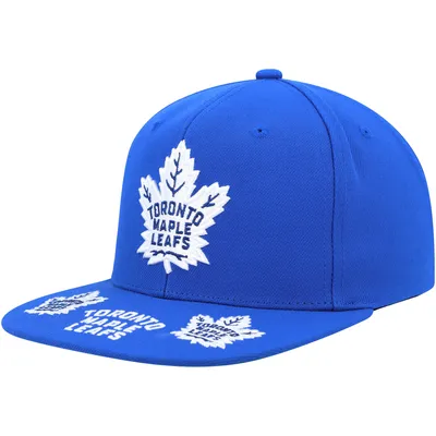 Toronto Maple Leafs Mitchell & Ness Vintage Hat Trick Snapback Hat - Blue