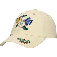 Casquette réglable kaki avec lettre papa des Maple Leafs de Toronto Mitchell & Ness pour hommes