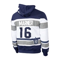 Men's Mitchell & Ness Mitch Marner Navy/White Toronto Maple Leafs Name Number Pullover Hoodie