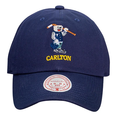 Men's Mitchell & Ness Navy Toronto Maple Leafs Game On Mascot Dad Adjustable Hat