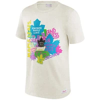 T-shirt pour homme Mitchell & Ness Oatmeal Toronto Maple Leafs Party Mix