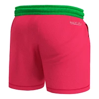 Men's Mitchell & Ness Pink Toronto Maple Leafs  Party Mix Shorts