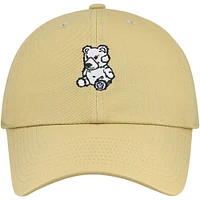Men's Mitchell & Ness  Tan Toronto Maple Leafs Plush Doll Adjustable Dad Hat