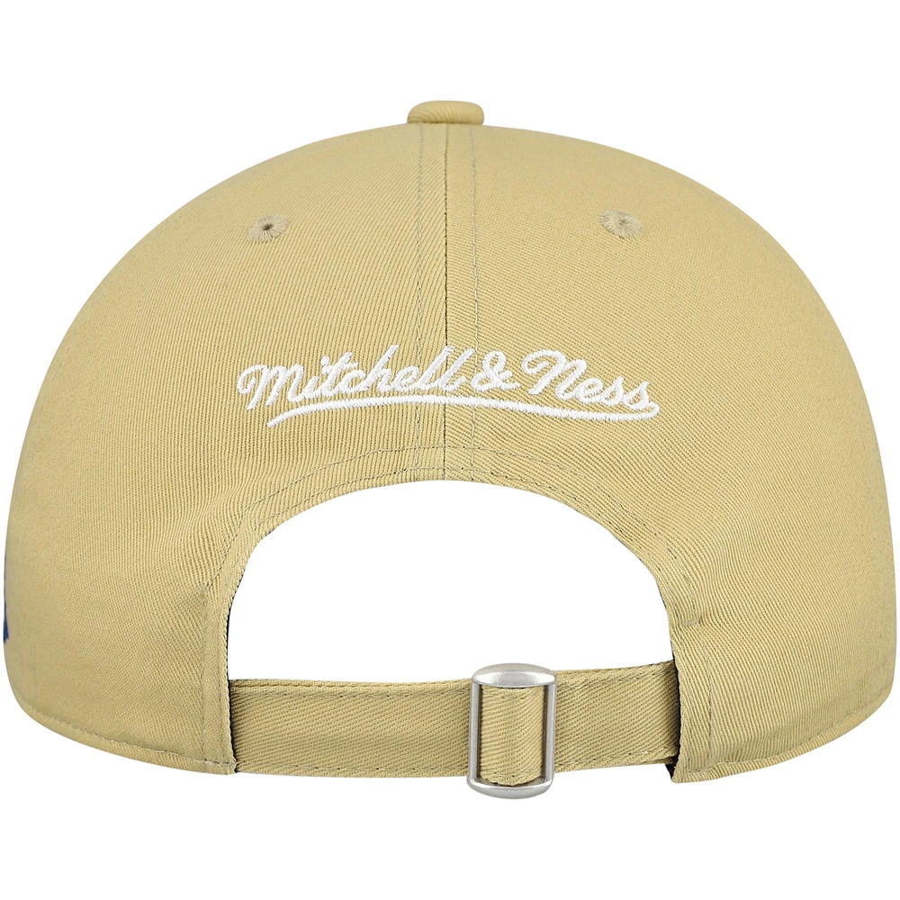 Men's Mitchell & Ness  Tan Toronto Maple Leafs Plush Doll Adjustable Dad Hat