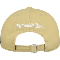 Men's Mitchell & Ness  Tan Toronto Maple Leafs Plush Doll Adjustable Dad Hat