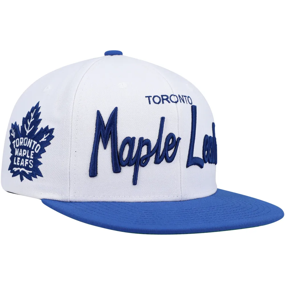 Mitchell & Ness Blue Toronto Maple Leafs Retro Lock Up Snapback Hat