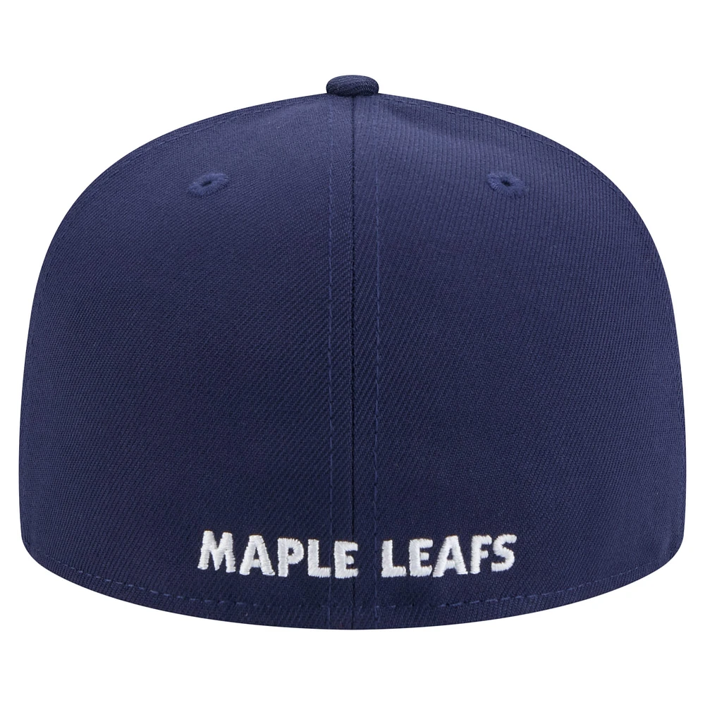 Men's New Era Navy Toronto Maple Leafs 59FIFTY Fitted Hat