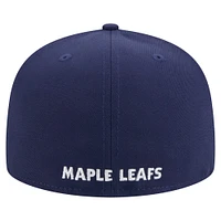Men's New Era Navy Toronto Maple Leafs 59FIFTY Fitted Hat