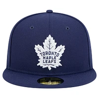 Men's New Era Navy Toronto Maple Leafs Core 59FIFTY Fitted Hat