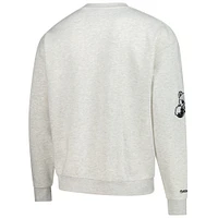 Pull ras du cou en peluche pour homme avec motif flocons d'avoine des Maple Leafs de Toronto