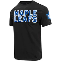 T-shirt en chenille classique des Maple Leafs de Toronto Pro Standard pour homme, noir