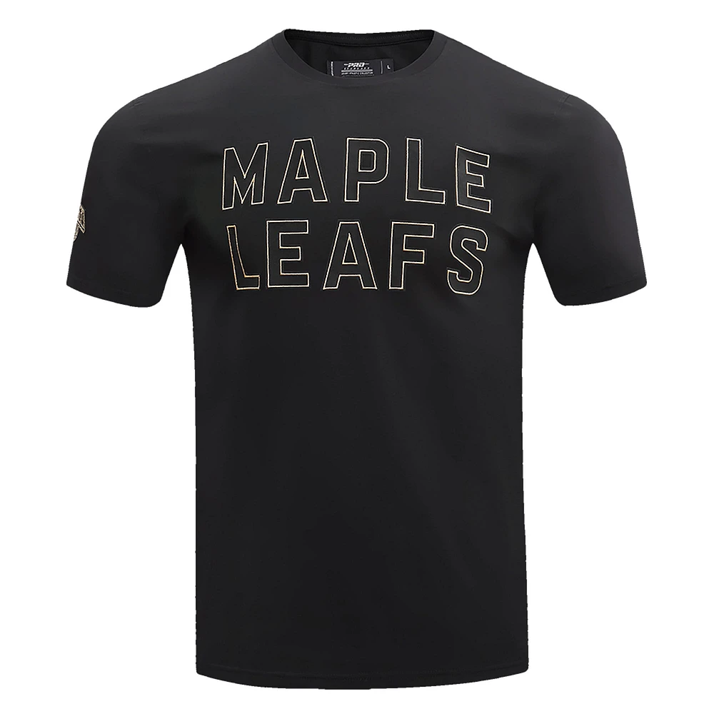 T-shirt noir Pro Standard des Maple Leafs de Toronto pour hommes