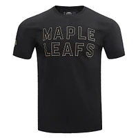 T-shirt noir Pro Standard des Maple Leafs de Toronto pour hommes